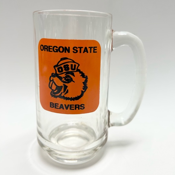 🧡🖤🪵🦫🏈Oregon State Beavers Collector’s Glass Cup. - Picture 1 of 10